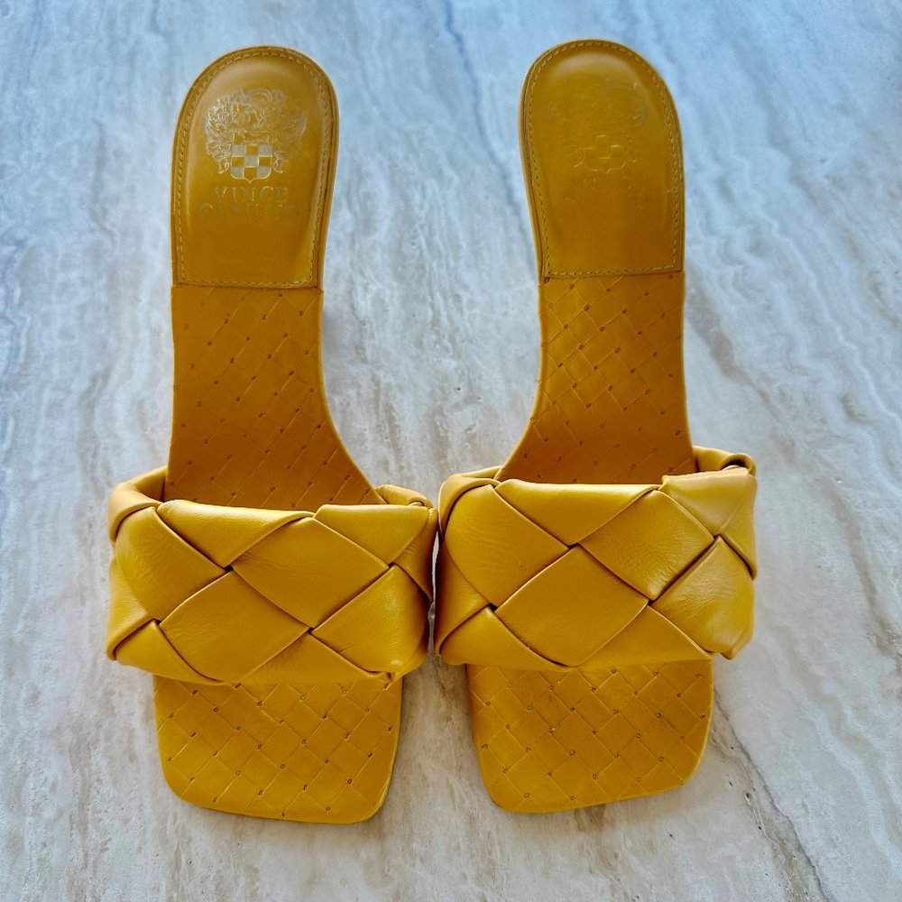 Vince Camuto Brelanie Mules - Yellow - Size 9